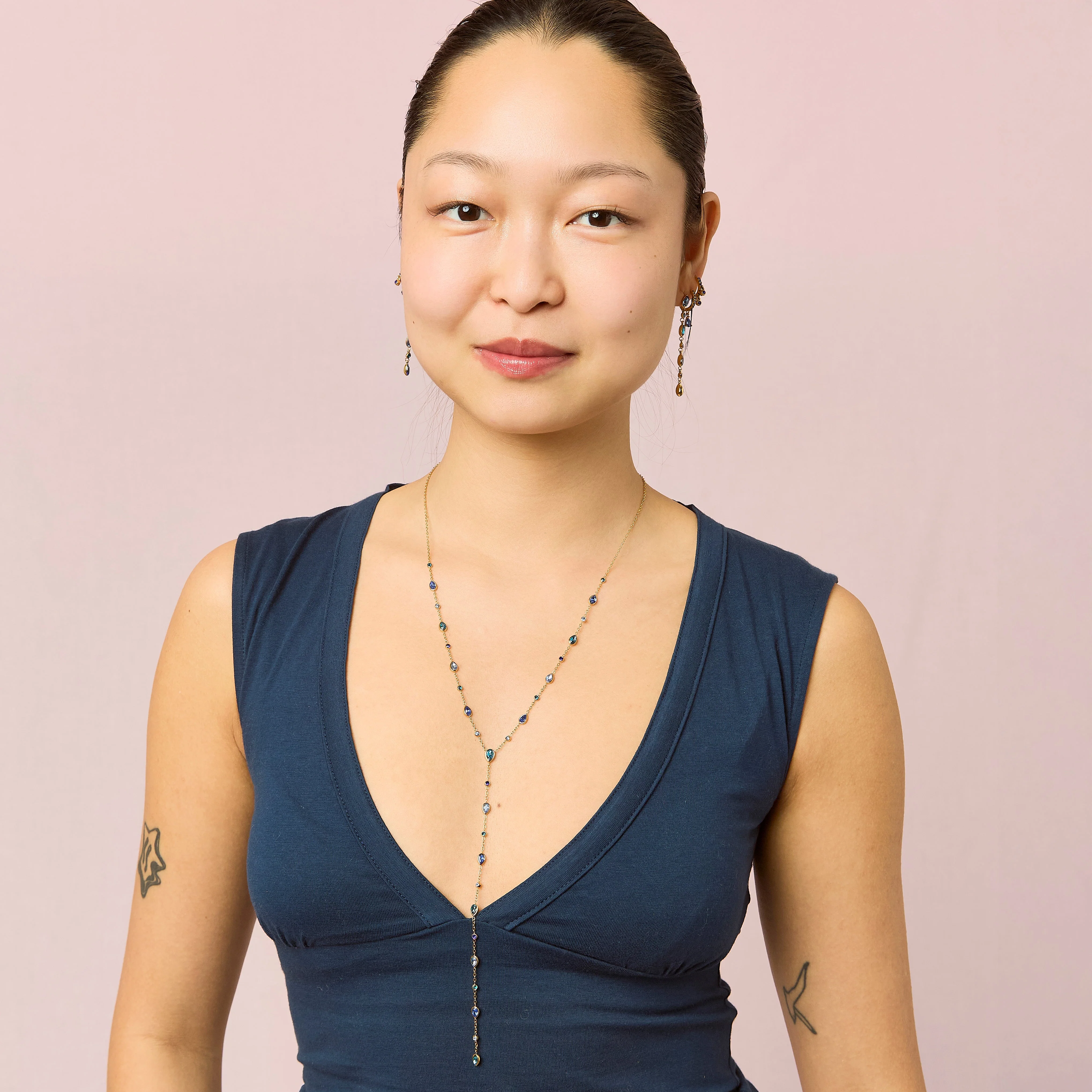 Araminta Droplet Necklace - Image 11