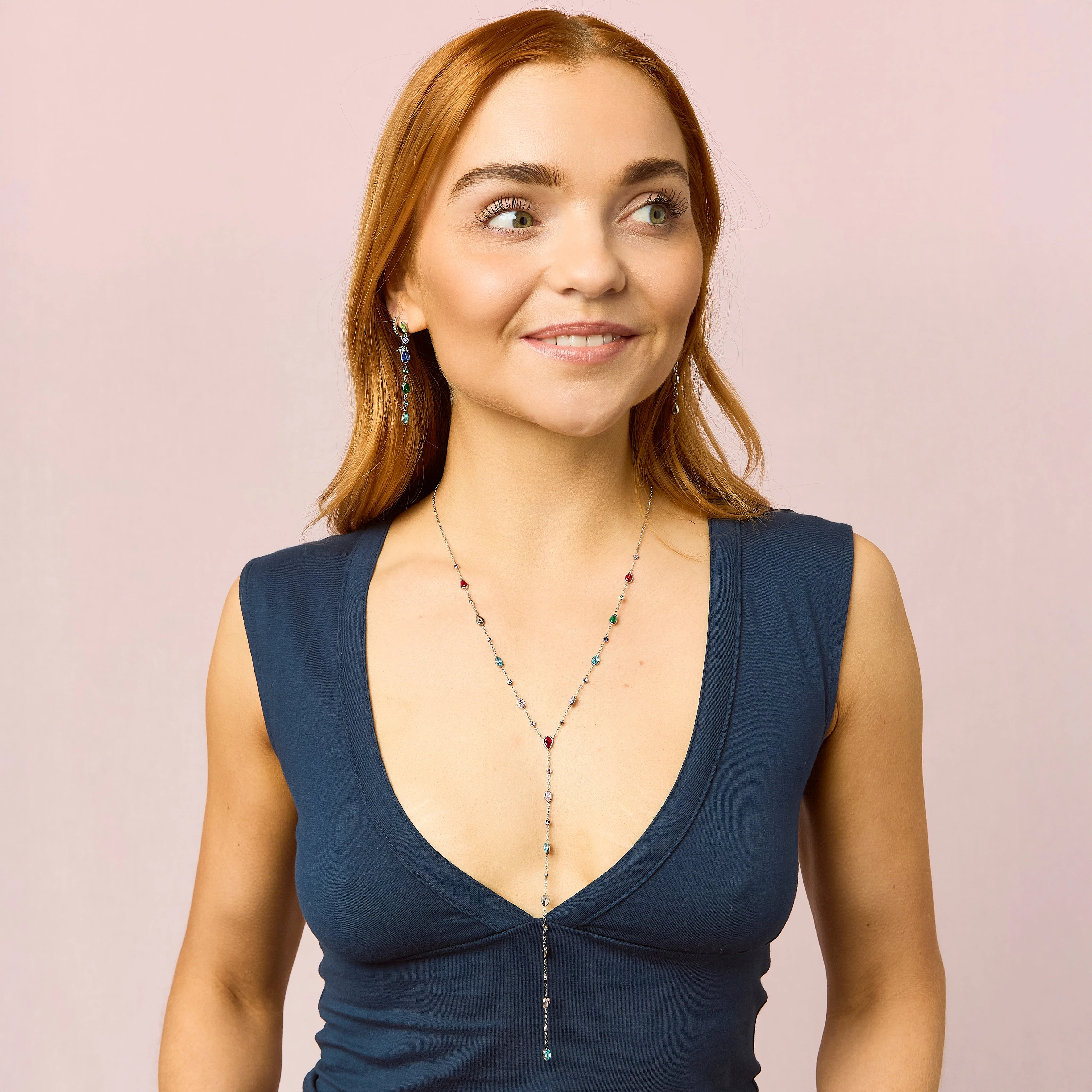 Araminta Droplet Necklace - Image 27