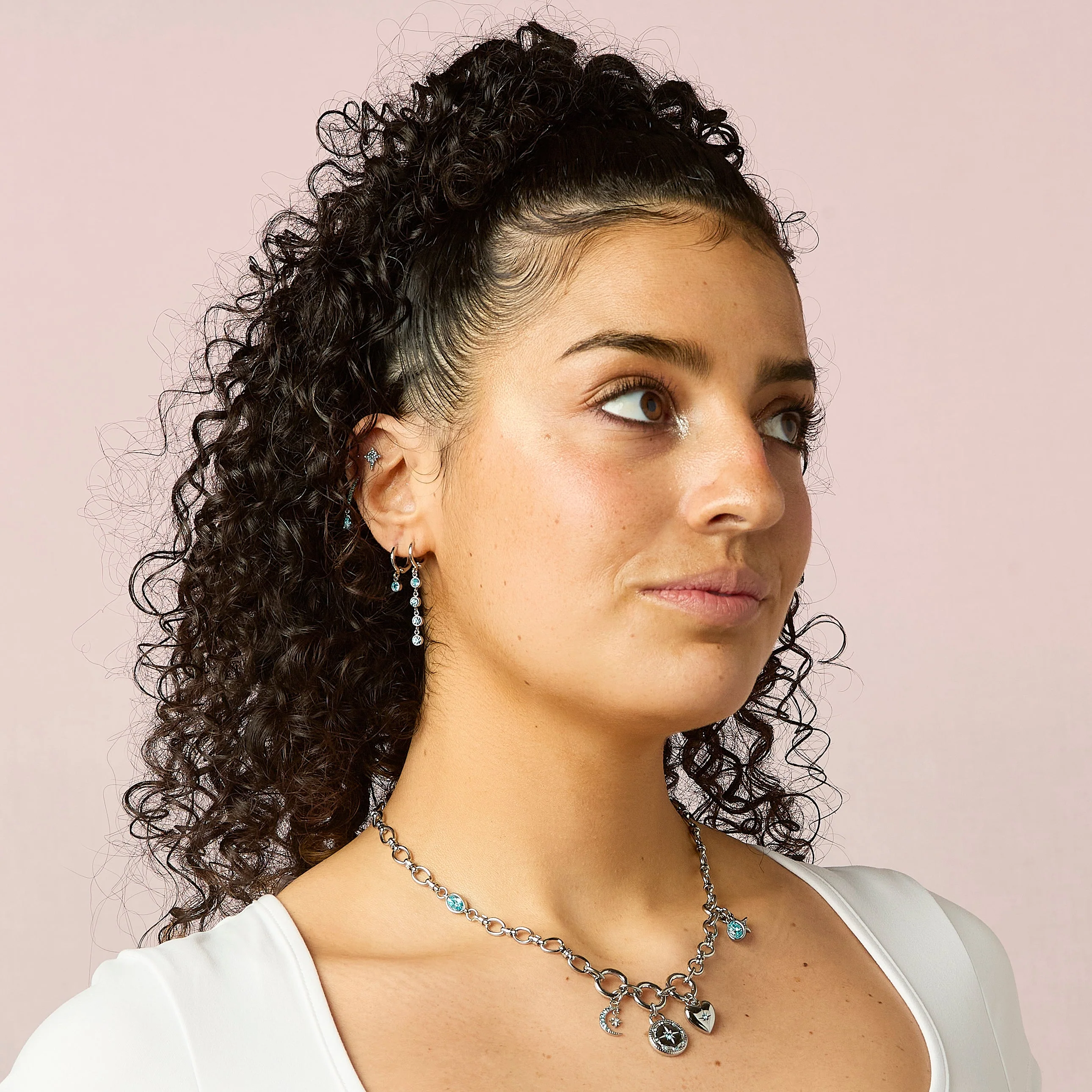 Chloe Charm Necklace - Image 9