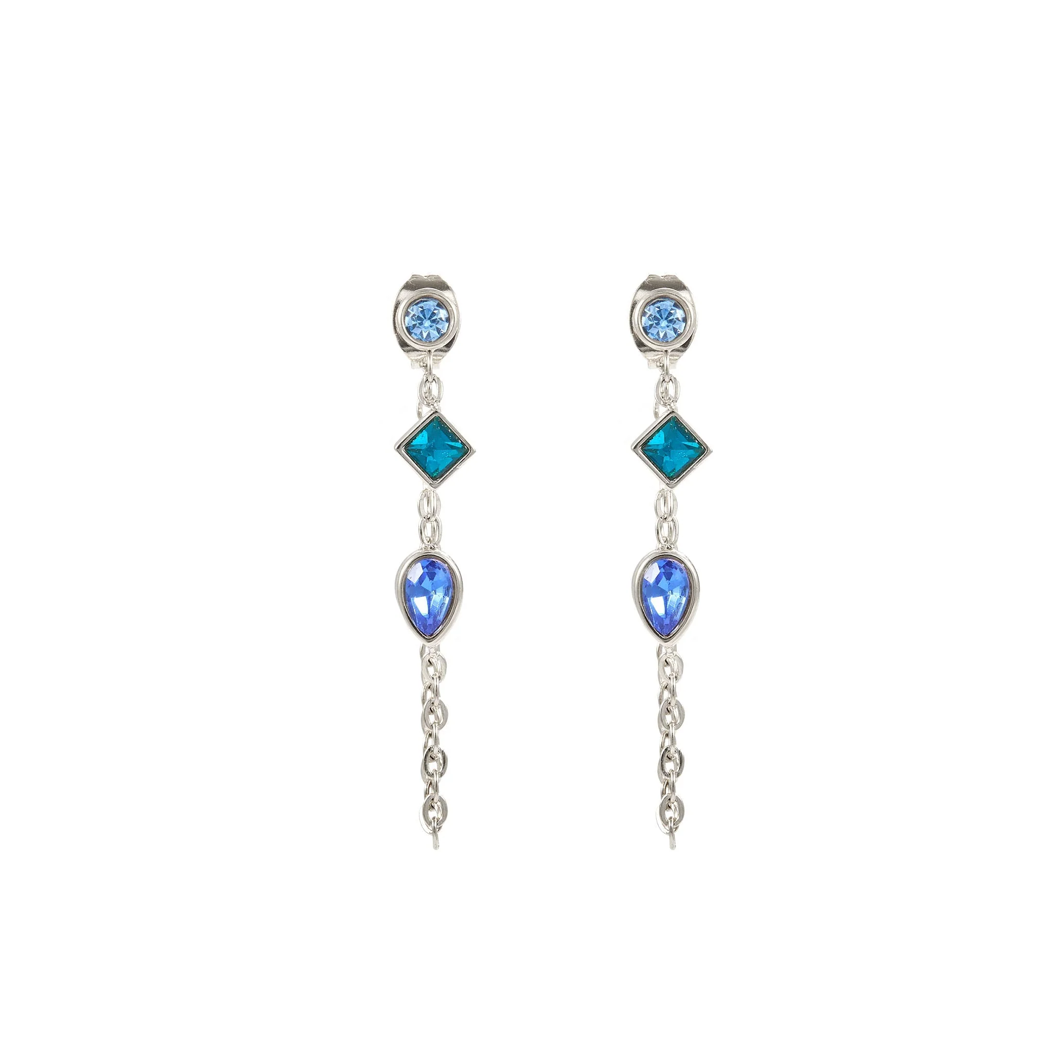 Emma Droplet Chain Studs - Image 7