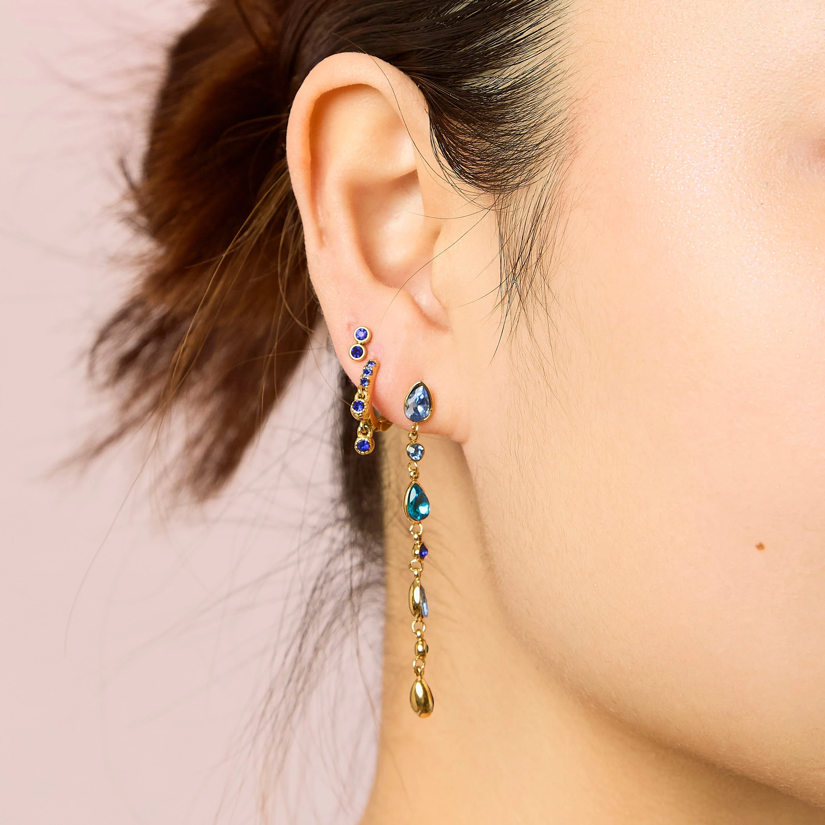 Freya Droplet Statement Studs - Image 12