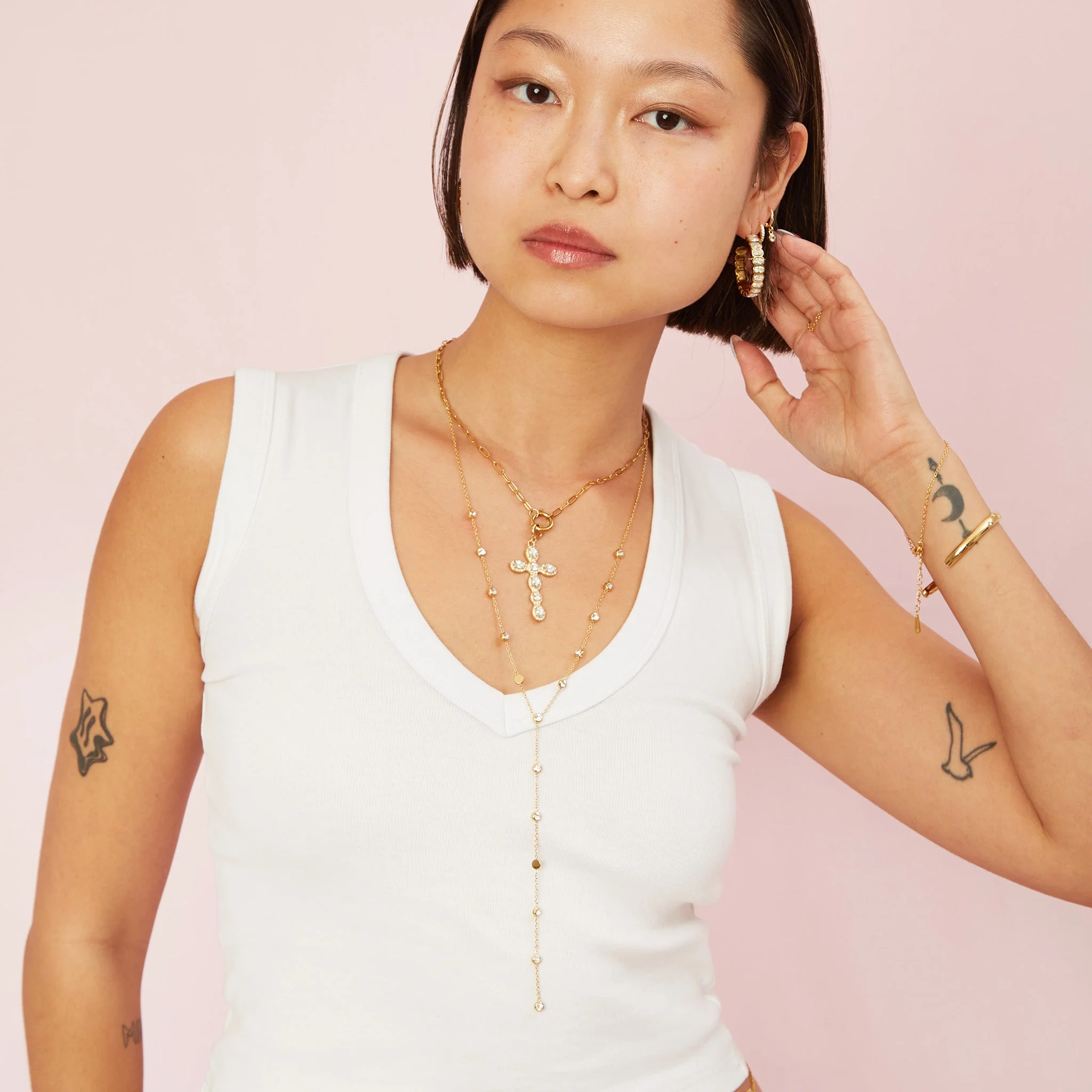 Phoebe Cross Pendant Charm - Image 10