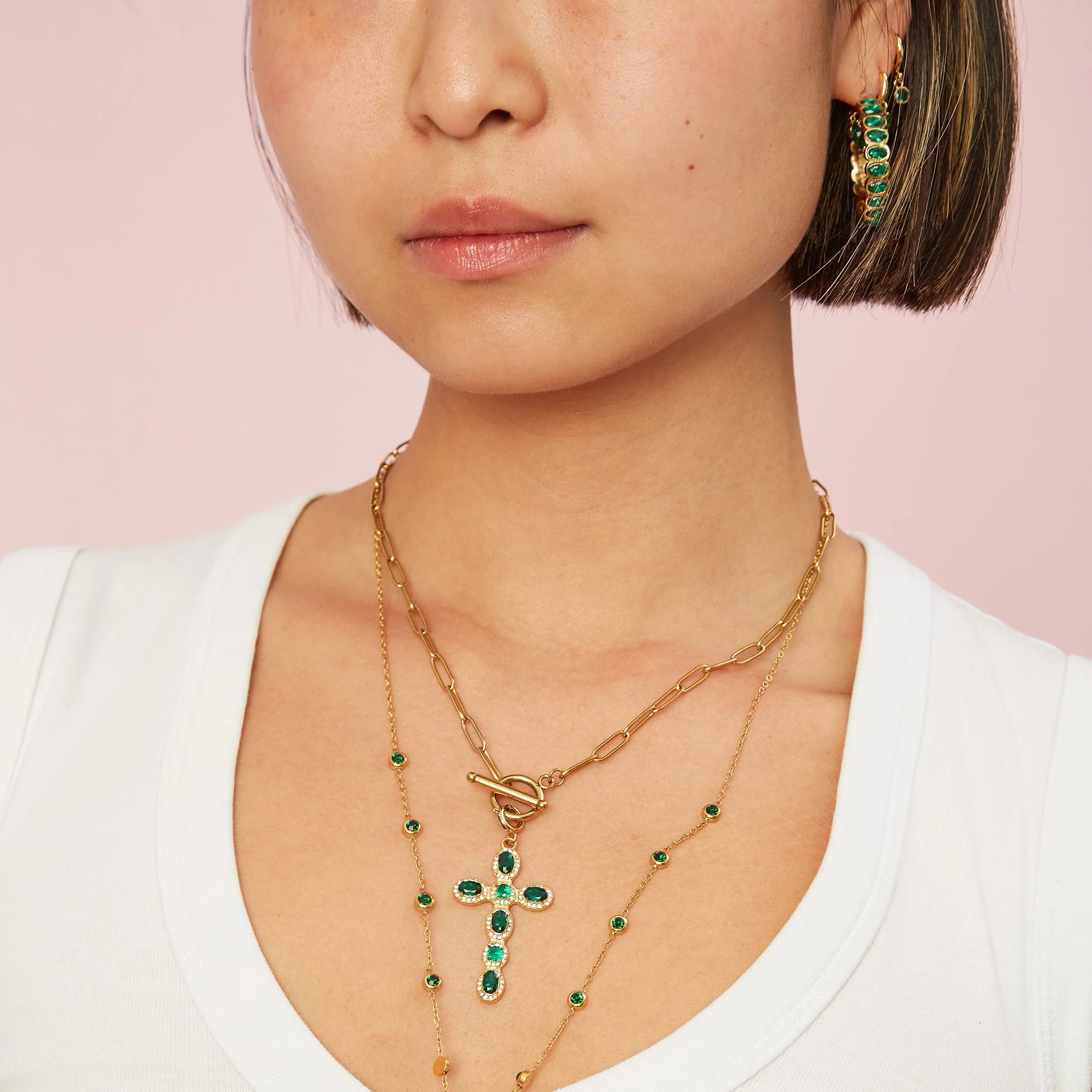 Phoebe Cross Pendant Charm - Image 16