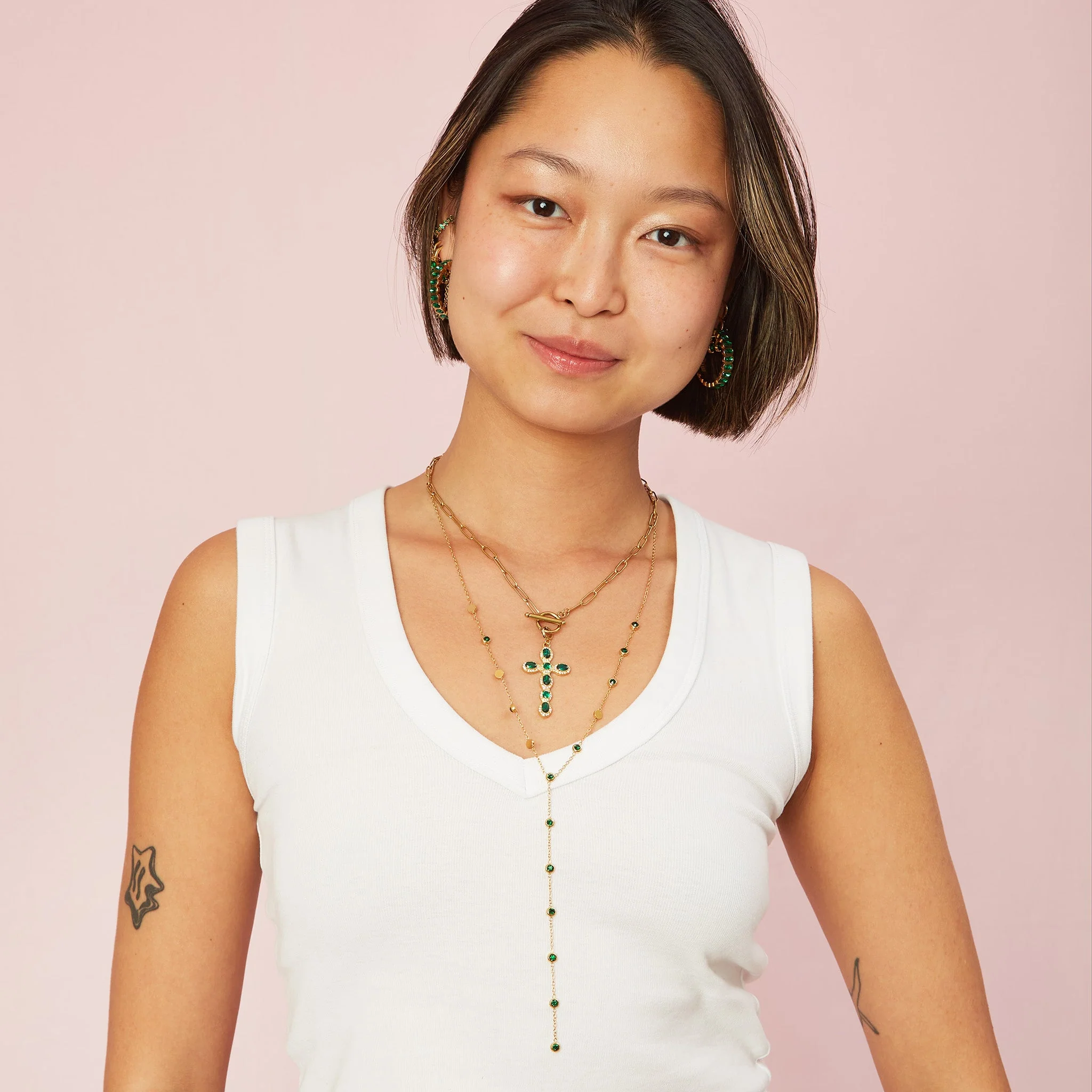 Phoebe Cross Pendant Charm - Image 18