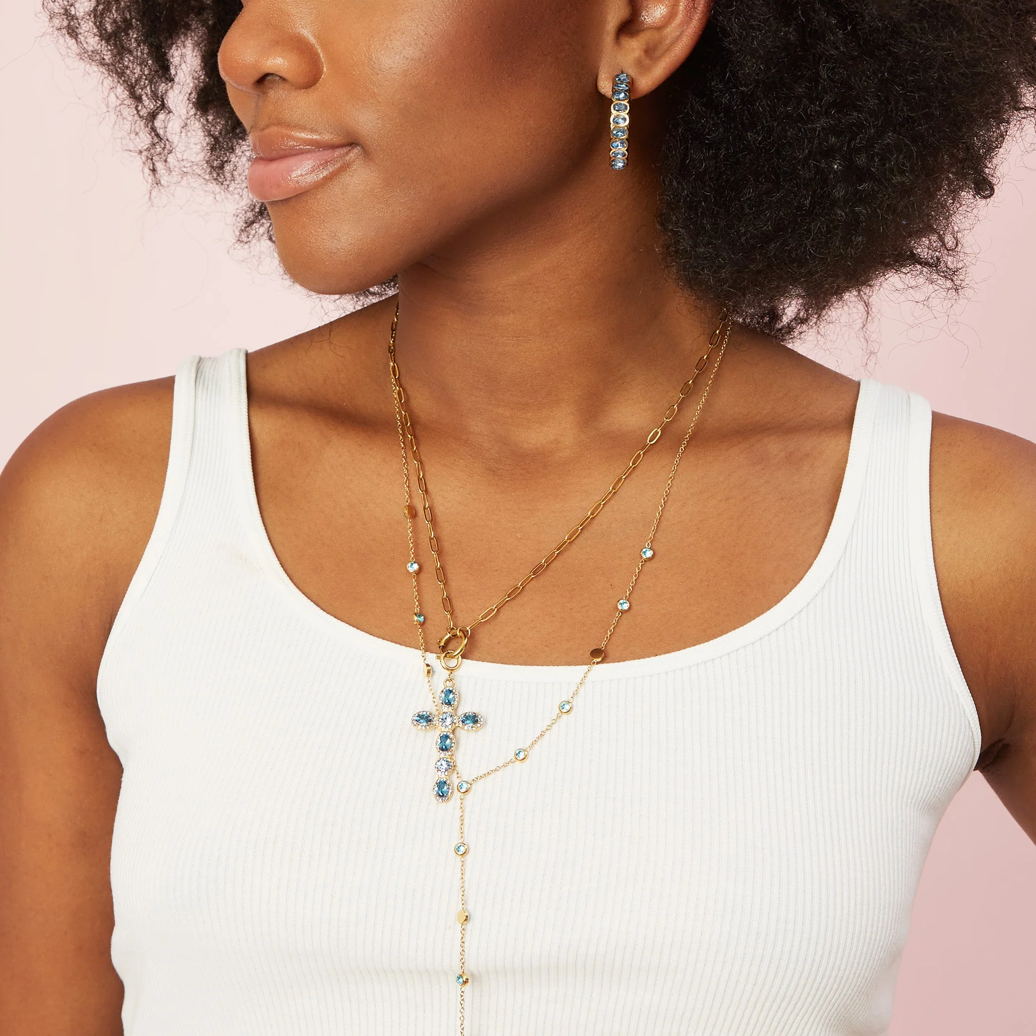 Phoebe Cross Pendant Charm - Image 19