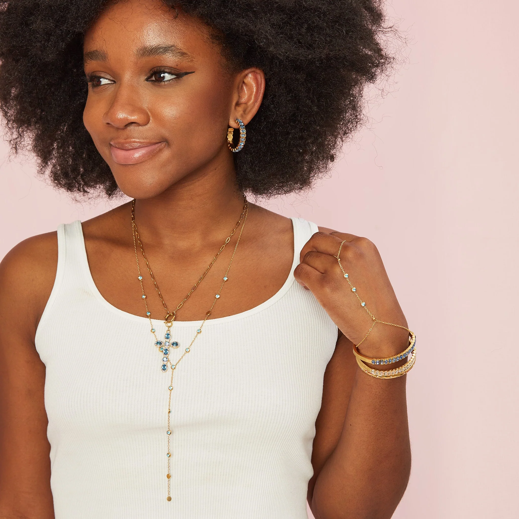 Phoebe Cross Pendant Charm - Image 21