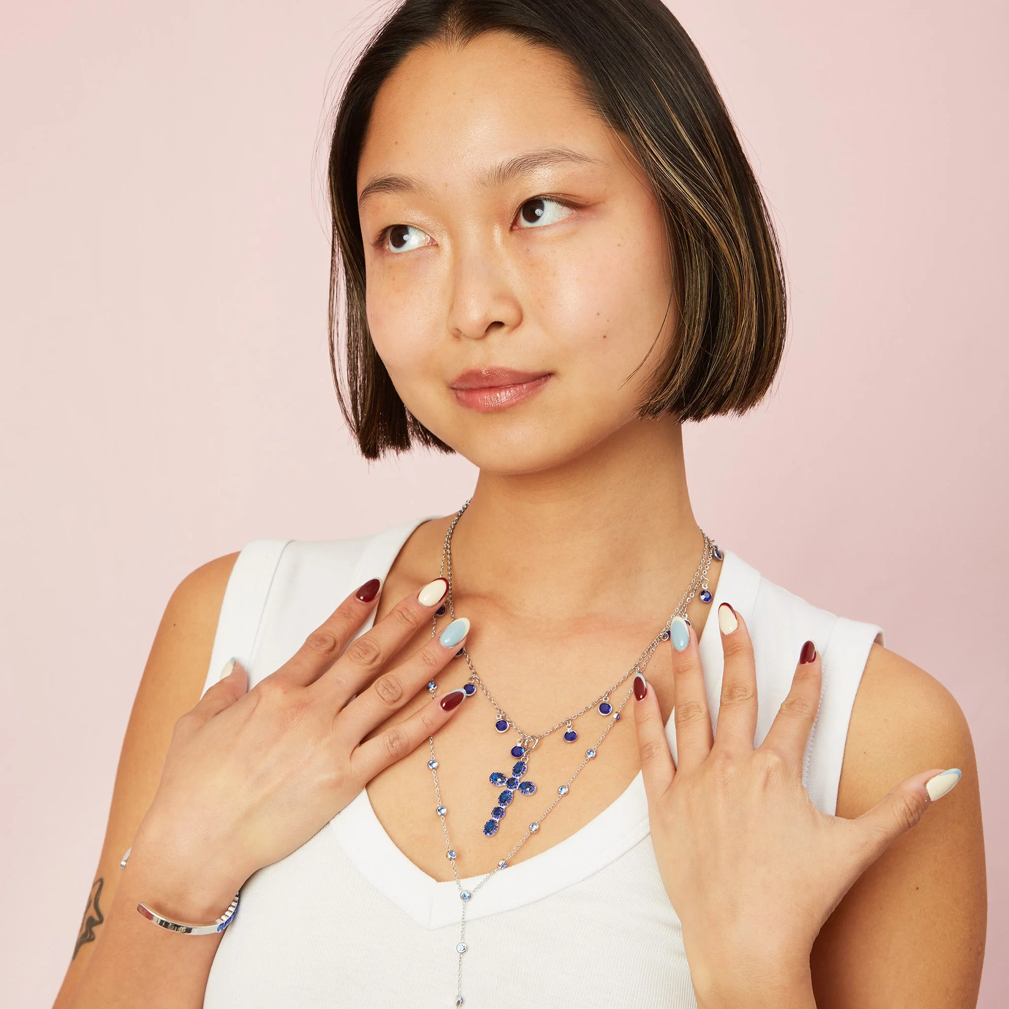 Phoebe Cross Pendant Charm - Image 27