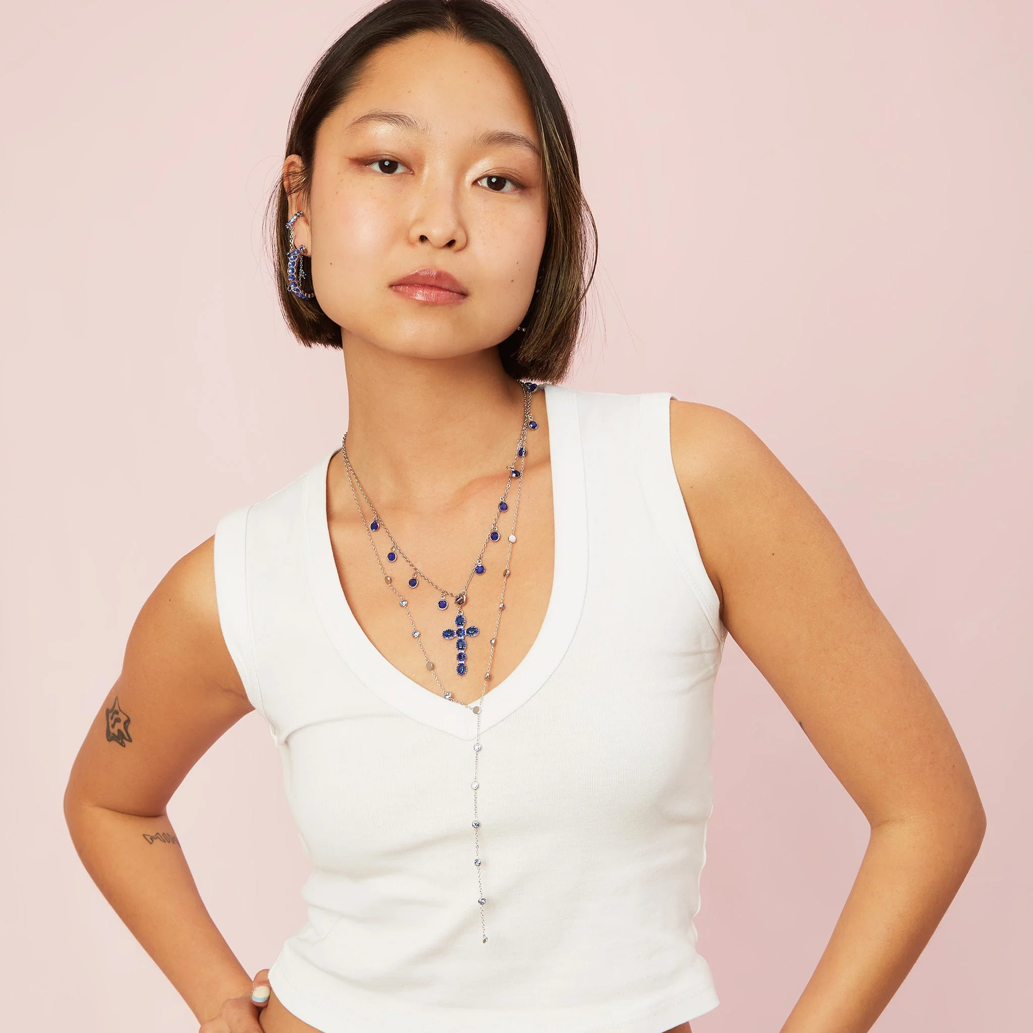 Phoebe Cross Pendant Charm - Image 28