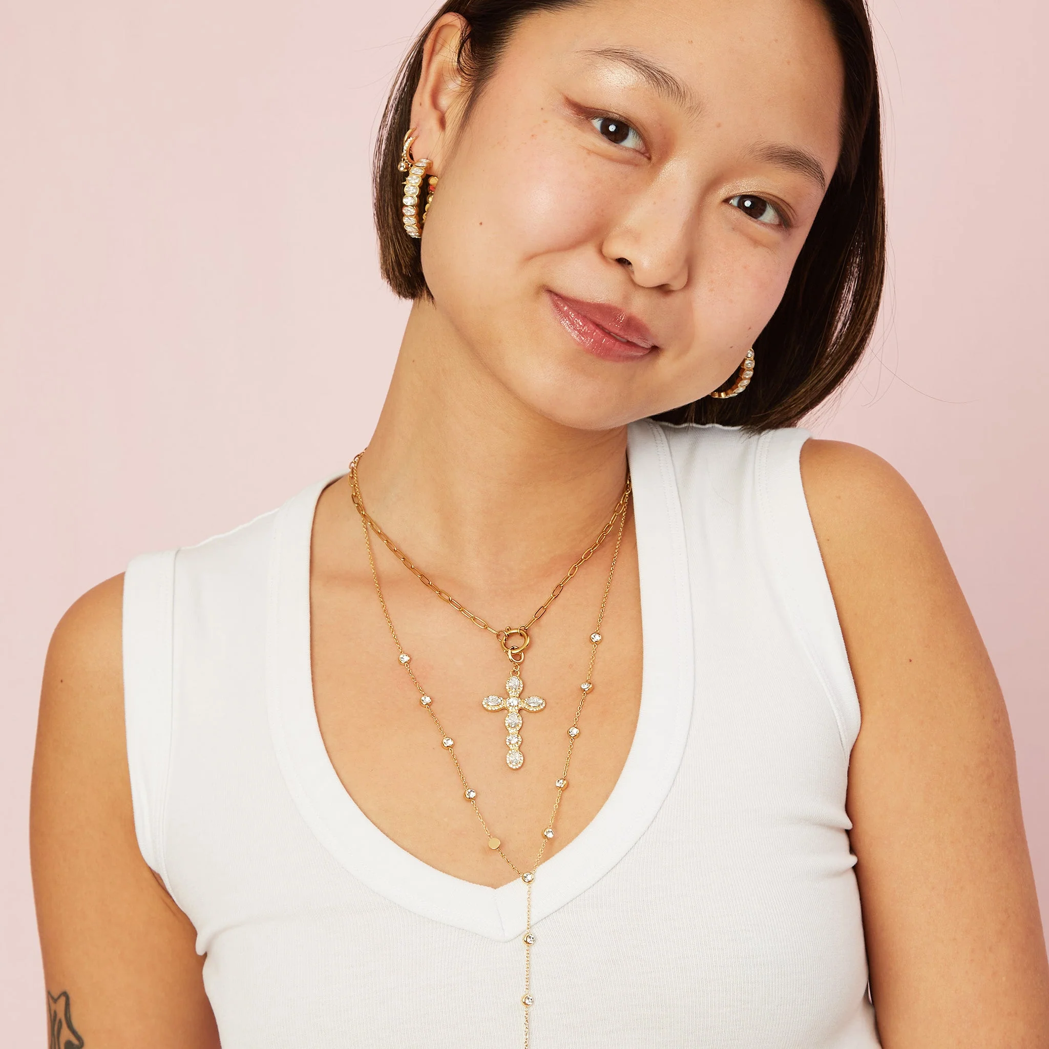 Phoebe Cross Pendant Charm - Image 9